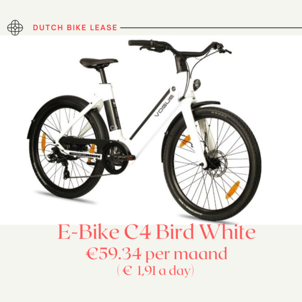 Aanmelden E-Bike C4 Bird White